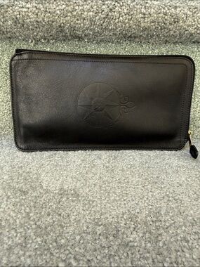 New Levenger Black Leather Zip Case